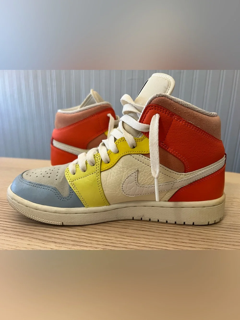 Nike Wmns Air Jordan 1 Mid 'To My First Coach' Sneakers / Size: 7.5 / Streetwear